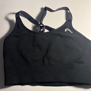 Classic Seamless Sports Bra-Black